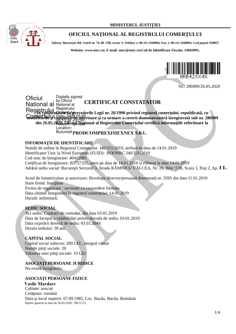 Read more about the article Obtinere certificat constatator – Procedura completa